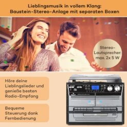 TC-386 Stereoanlage USB MP3 Kassette CD Plattenspieler Encoder -Einrichtungsgeschäft 10000109 de 0003 usp