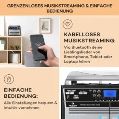 TC-386 Stereoanlage USB MP3 Kassette CD Plattenspieler Encoder -Einrichtungsgeschäft 10000109 de 0005 usp