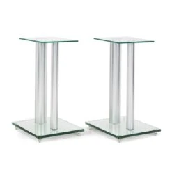 BS28 Paar Boxenständer Glas Aluminium <10kg Belastbar