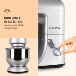Bella Küchenmaschine 2000 W / 2,7 PS 5 Ltr Edelstahl BPA-frei -Einrichtungsgeschäft 10005314 de 0003 logo