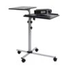 S-2 Beamertisch 2 Flächen Höhenverstellbar Neigbar Rollen