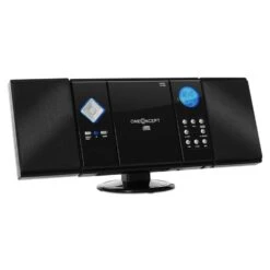 V-12 Stereoanlage MP3-CD-Player USB SD AUX Schwarz