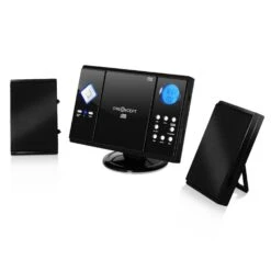 V-12 Stereoanlage MP3-CD-Player USB SD AUX Schwarz -Einrichtungsgeschäft 10006664 yy 0007 titel title 2 micro system player v329