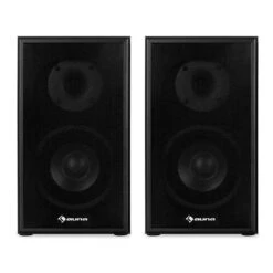 Linie-300-SF-BK Regal-Lautsprecher 70W RMS Passiv Paar Schwarz -Einrichtungsgeschäft 10008962 yy 0003 titel Auna Linie 300 SF bk Regal Lautsprecher