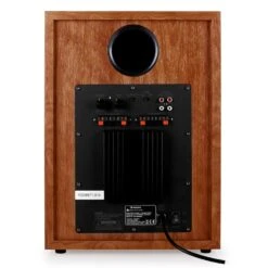 Linie-300-SW-WN Aktiv-Subwoofer AUX Walnuss -Einrichtungsgeschäft 10008971 yy 0006 titel back Auna Linie 300 SW WN Aktiv Subwoofer