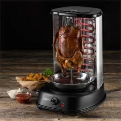 Kebap Master Vertikalgrill 1800W Schwarz Inkl. Spieß Set -Einrichtungsgeschäft 10009354 yy 0003 ambient oneConcept Kebap Master Vertikalgrill Schwarz neu