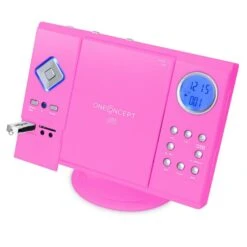 V-12 Stereoanlage USB SD CD MP3 AUX UKW Pink -Einrichtungsgeschäft 10009511 yy 0003 titel usb micro system player v329 neu