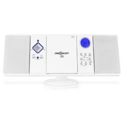 V-12-BT Bluetooth-Stereoanlage USB SD CD MP3 AUX UKW Weiß 10 V-12-BT Bluetooth-Stereoanlage USB SD CD MP3 AUX UKW Weiß -Einrichtungsgeschäft 10009513 yy 0003 front oneconcept v12bt stereoanlage