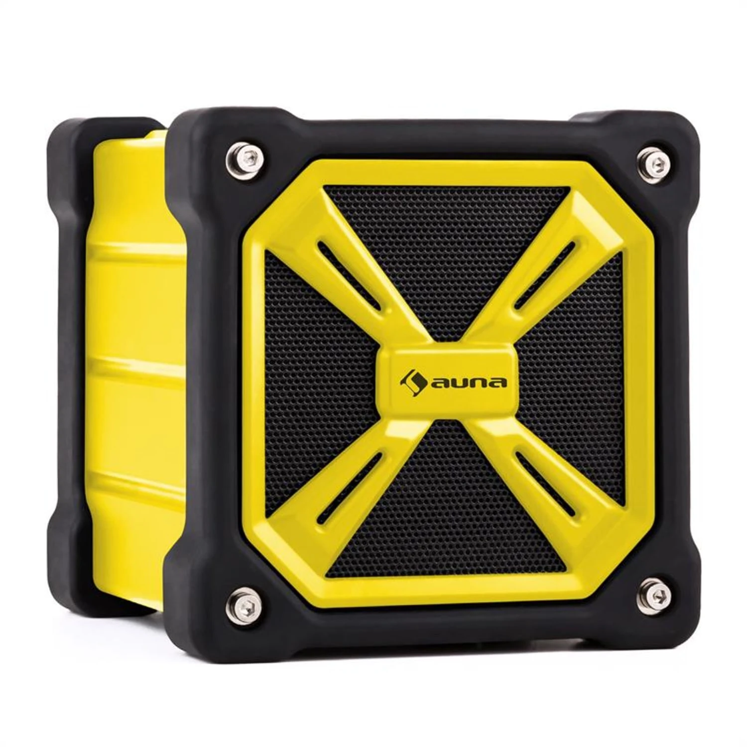 TRK-861 Bluetooth-Lautsprecher Mobil Akku Outdoor Gelb 2 TRK-861 Bluetooth-Lautsprecher Mobil Akku Outdoor Gelb – Bild 2