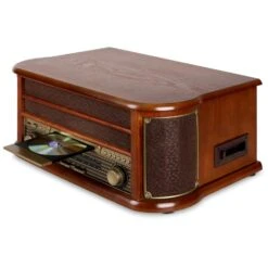 Belle Epoque 1908 Retro-Stereoanlage Bluetooth USB CD MP3 -Einrichtungsgeschäft 10021696 yy 0003 titel Auna Belle Epoque 1908 Retro Stereoanlage