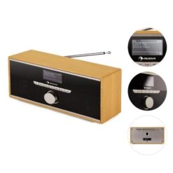 Weimar DAB-Radio Internet-Radio Bluetooth DAB+ UKW Wecker Portabel -Einrichtungsgeschäft 10026419 yy 0005 front auna Weimar DAB Radio Internet Radio reedit