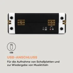 Jerry Lee Retro-Plattenspieler LP USB Schwarz-weiß -Einrichtungsgeschäft 10027041 de 0003 logo