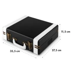 Jerry Lee Retro-Plattenspieler LP USB Schwarz-weiß -Einrichtungsgeschäft 10027041 yy 0007 logo