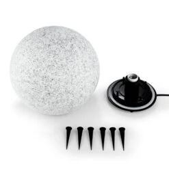 Shinestone L Kugelleuchte Außenleuchte Gartenlampe 40cm Steinoptik -Einrichtungsgeschäft 10027664 yy 0004 titel Lightcraft Shinestone L Kugelleuchte