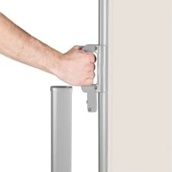 Bari 320 Seitenmarkise Seitenrollo 300x200cm Aluminium Creme -Einrichtungsgeschäft 10028019 yy 0005 titel Blumfeldt Bari 320 Seitenmarkise