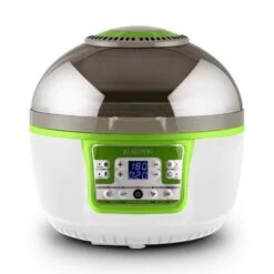 VitAir Turbo Heißluftfritteuse Grün-weiß 1400W Grillen Backen 9l 15 VitAir Turbo Heißluftfritteuse Grün-weiß 1400W Grillen Backen 9l -Einrichtungsgeschäft 10028288 yy 0005 front 04 Klarstein VitAir Heissluftfritteuse gruen weiss