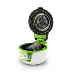 VitAir Turbo Heißluftfritteuse Grün-weiß 1400W Grillen Backen 9l 17 VitAir Turbo Heißluftfritteuse Grün-weiß 1400W Grillen Backen 9l -Einrichtungsgeschäft 10028288 yy 0007 titel 06 Klarstein VitAir Heissluftfritteuse gruen weiss