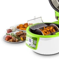 VitAir Turbo Heißluftfritteuse Grün-weiß 1400W Grillen Backen 9l 20 VitAir Turbo Heißluftfritteuse Grün-weiß 1400W Grillen Backen 9l -Einrichtungsgeschäft 10028288 yy 0010 ambient klarstein vitair heissluft frieteuse