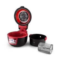 VitAir Turbo Heißluftfritteuse Rot-schwarz 1400W Grillen Backen 9l 18 VitAir Turbo Heißluftfritteuse Rot-schwarz 1400W Grillen Backen 9l -Einrichtungsgeschäft 10028289 yy 0008 titel Klarstein VitAir Heissluftfritteuse