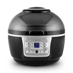 VitAir Turbo Heißluftfritteuse Grau-schwarz 1400W Grillen Backen 9l -Einrichtungsgeschäft 10028290 yy 0005 titel Klarstein VitAir Heissluftfritteuse