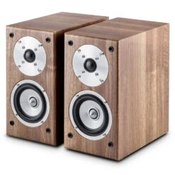 Linie 501 BS-WN Regallautsprecher Paar 100W Passiv Walnuss -Einrichtungsgeschäft 10028428 yy 0007 titel Auna Linie 501 Regallautsprecher