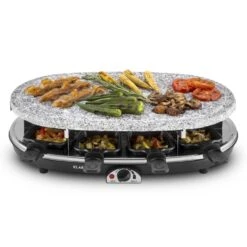 Steaklette Raclettegrill 1500 W Granit-Natursteinplatte 8 Personen 9 Steaklette Raclettegrill 1500 W Granit-Natursteinplatte 8 Personen -Einrichtungsgeschäft 10028449 yy 0003 titel Klarstein Steaklette Raclette Natursteingrill