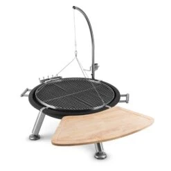 Turion Galgen-Schwenkgrill Feuerschale Ø80cm BBQ Seilzug Edelstahl -Einrichtungsgeschäft 10028486 yy 0004 logo