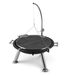 Turion Galgen-Schwenkgrill Feuerschale Ø80cm BBQ Seilzug Edelstahl -Einrichtungsgeschäft 10028486 yy 0008 logo