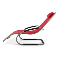 Sunwave Gartenliege Liegestuhl Schwingliege Relax Aluminium Rot -Einrichtungsgeschäft 10028707 yy 0004 titel side 03 Blumfeldt Sunwave Gartenliege