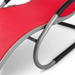 Sunwave Gartenliege Liegestuhl Schwingliege Relax Aluminium Rot -Einrichtungsgeschäft 10028707 yy 0007 detail 06 Blumfeldt Sunwave Gartenliege