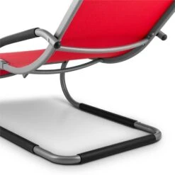 Sunwave Gartenliege Liegestuhl Schwingliege Relax Aluminium Rot -Einrichtungsgeschäft 10028707 yy 0008 detail 07 Blumfeldt Sunwave Gartenliege