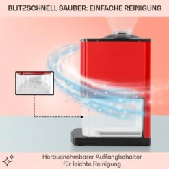 Icebreaker Ice Crusher 15kg/h 3,5 Liter Eisbehälter Edelstahl Rot -Einrichtungsgeschäft 10028938 de 0005 usp