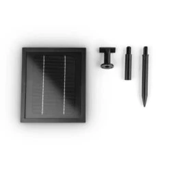 Vogelsbrunn Springbrunnen 60x90cm 3W Solar Akku Beton-Optik -Einrichtungsgeschäft 10029039 yy 0002 detail Blumfeldt Vogelsbrunn Zierbrunnen Solar