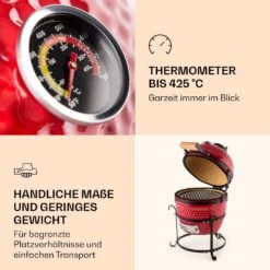 Princesize Kamado-Grill Keramikgrill Edelstahl-Grillrost Smoker BBQ 10 Princesize Kamado-Grill Keramikgrill Edelstahl-Grillrost Smoker BBQ -Einrichtungsgeschäft 10029124 de 0005 logo