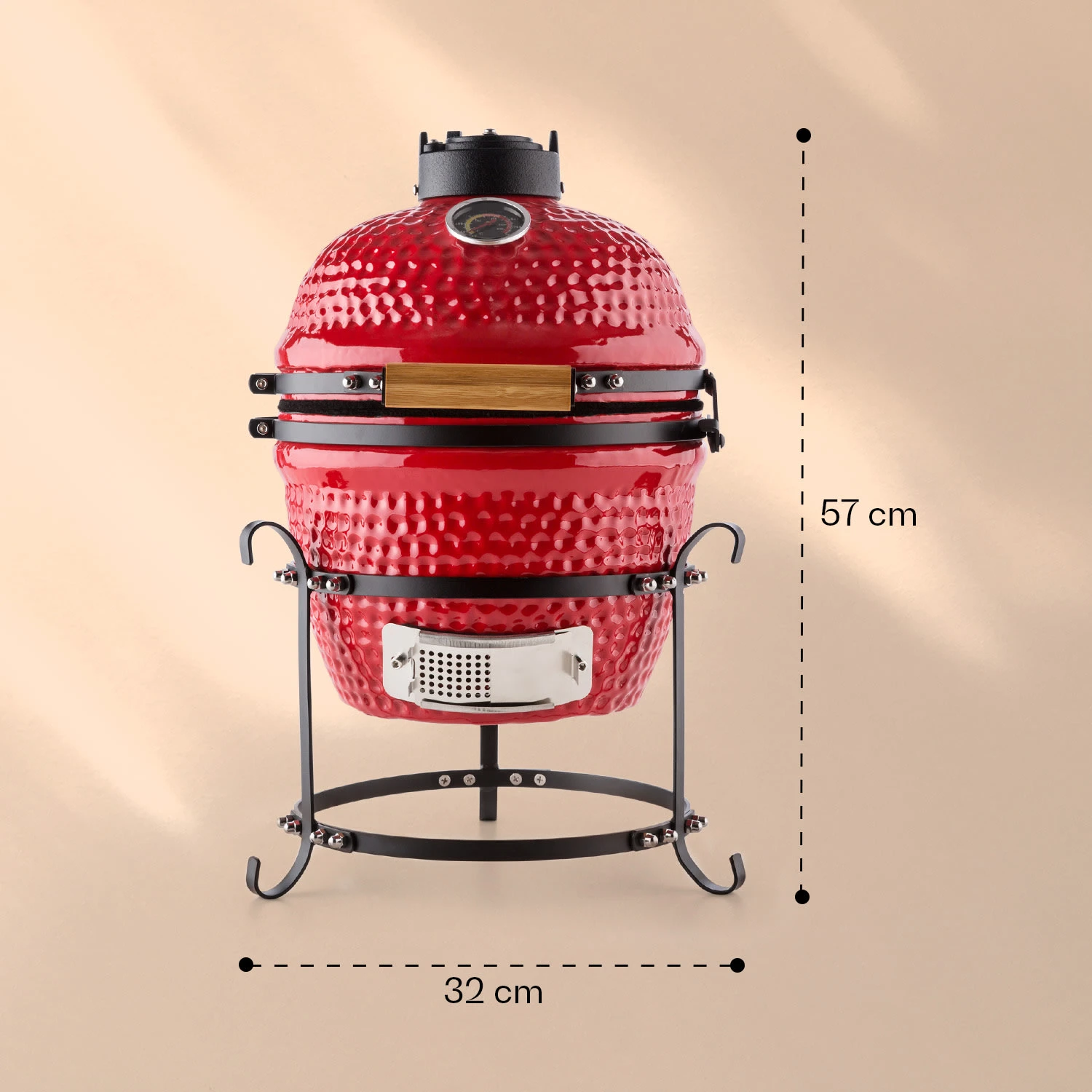 Princesize Kamado-Grill Keramikgrill Edelstahl-Grillrost Smoker BBQ 6 Princesize Kamado-Grill Keramikgrill Edelstahl-Grillrost Smoker BBQ – Bild 6