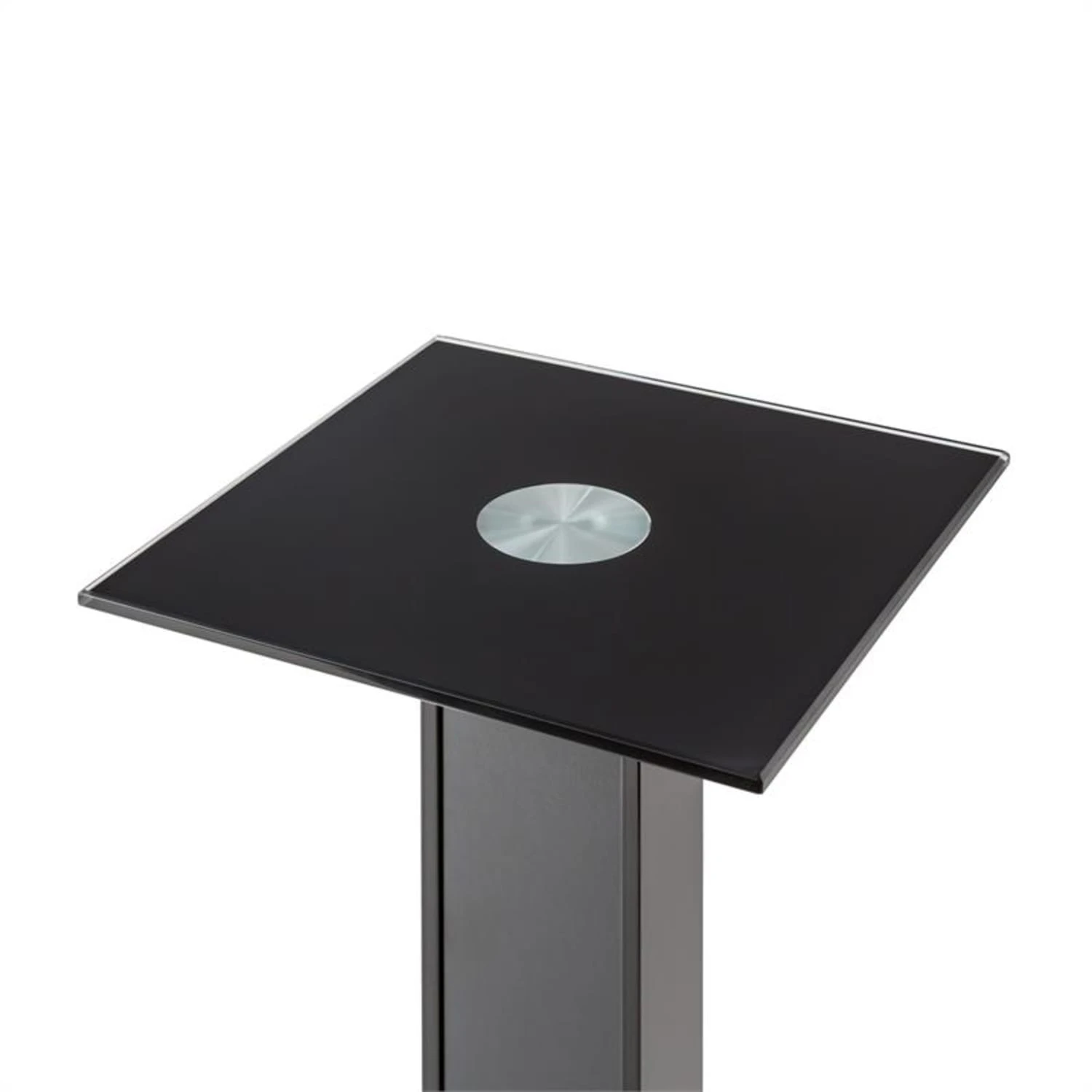 BS-03S-BK Lautsprecher-Ständer Paar Aluminium Glas MDF Kabelkanal 4 BS-03S-BK Lautsprecher-Ständer Paar Aluminium Glas MDF Kabelkanal – Bild 4