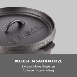 Hotrod 45 Dutch Oven BBQ-Topf 4,5 Qt / 4 Liter Gusseisen Schwarz -Einrichtungsgeschäft 10029165 de 0004 logo