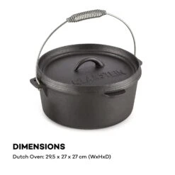 Hotrod 45 Dutch Oven BBQ-Topf 4,5 Qt / 4 Liter Gusseisen Schwarz -Einrichtungsgeschäft 10029165 yy 0008 logo