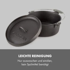 Hotrod 85 Dutch Oven BBQ-Topf 9 Qt / 8,5 Liter Gusseisen Schwarz -Einrichtungsgeschäft 10029167 de 0006 logo