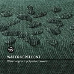 Tahiti Hollywoodschaukel 110 Cm 2-Sitzer Sonnendach Polyester Lärche -Einrichtungsgeschäft 10029200 yy 0007 logo Blumfeldt Tahiti Hollywoodschaukel Sonnendach