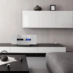 V-15 Stereoanlage CD USB MP3 UKW AUX Wandmontage Wecker Fernbedienung 9 V-15 Stereoanlage CD USB MP3 UKW AUX Wandmontage Wecker Fernbedienung -Einrichtungsgeschäft 10029362 yy 0005 ambient oneConcept V 15 Stereoanlage weiss