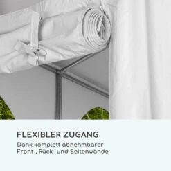 Sommerfest 6x12m 500 G/m² Partyzelt Festzelt PVC Wasserdicht Verzinkt -Einrichtungsgeschäft 10029443 de 0007 logo