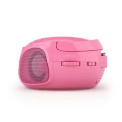 Roadie CD Boombox UKW-Radio Lichtshow CD-Player Bluetooth 5.0 16 Roadie CD Boombox UKW-Radio Lichtshow CD-Player Bluetooth 5.0 -Einrichtungsgeschäft 10029815 yy 0006 titel side auna Roadie Boombox CD AM FM Radio USB BT pink