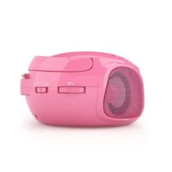 Roadie CD Boombox UKW-Radio Lichtshow CD-Player Bluetooth 5.0 17 Roadie CD Boombox UKW-Radio Lichtshow CD-Player Bluetooth 5.0 -Einrichtungsgeschäft 10029815 yy 0007 titel side auna Roadie Boombox CD AM FM Radio USB BT pink