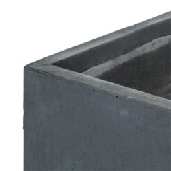 Solidflor Pflanzkübel Pflanzgefäß 79,5x38x38 Cm Fiberton Anthrazit -Einrichtungsgeschäft 10029841 yy 0003 detail Blumfeldt Solidflor Pflanztopf