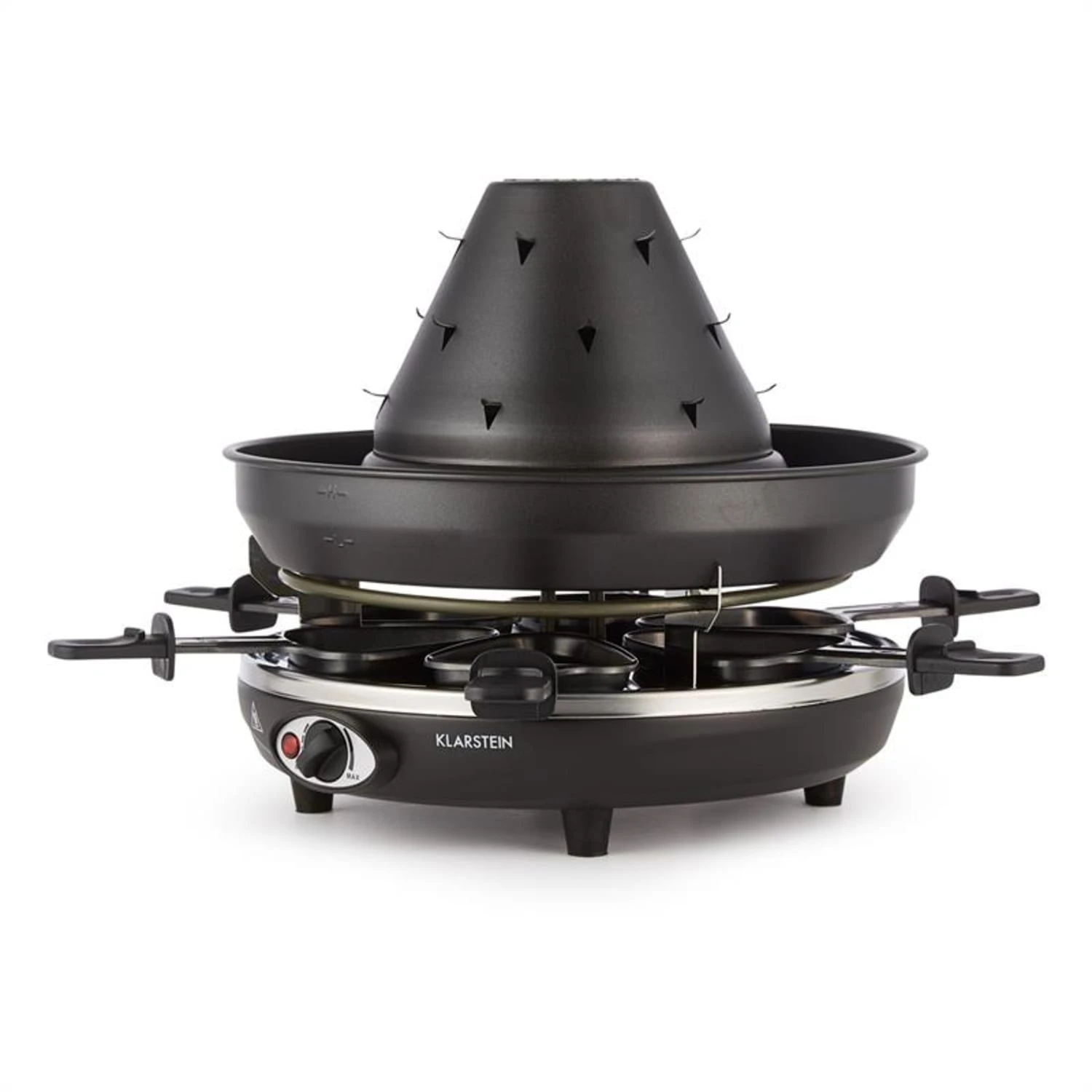 Taste Volcano Tartarengrill Raclettegrill 1500 W 6 Personen Schwarz 6 Taste Volcano Tartarengrill Raclettegrill 1500 W 6 Personen Schwarz – Bild 6