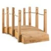 Rialto Gartenbrücke Zierbrücke 58x58x122cm (BxHxT) Tau Massivholz