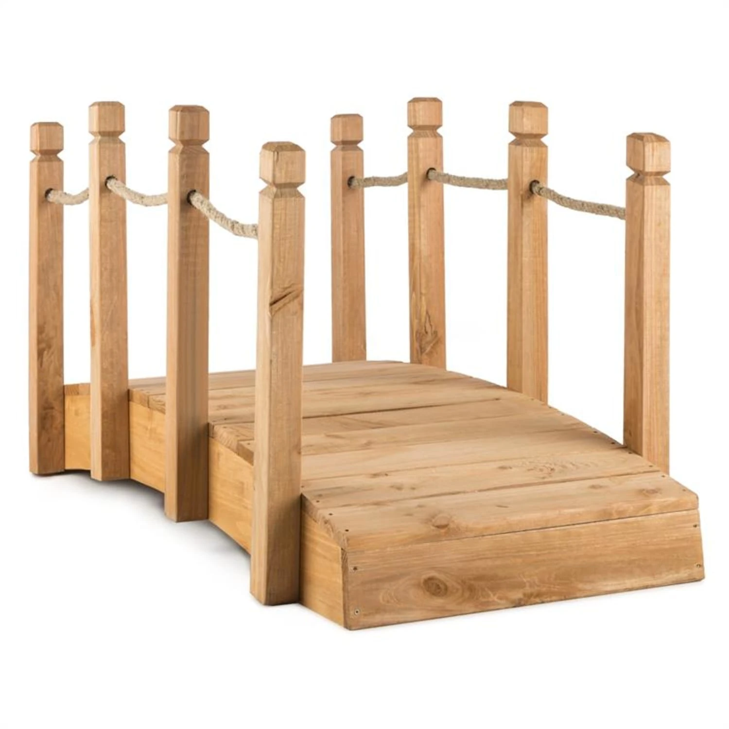 Rialto Gartenbrücke Zierbrücke 58x58x122cm (BxHxT) Tau Massivholz 1 Rialto Gartenbrücke Zierbrücke 58x58x122cm (BxHxT) Tau Massivholz