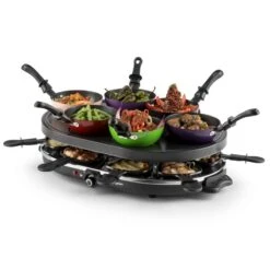 Woklette Tischgrill Raclette Wokset 1200 W 8 Personen Antihaft 9 Woklette Tischgrill Raclette Wokset 1200 W 8 Personen Antihaft -Einrichtungsgeschäft 10030539 yy 0005 front oneConcept Woklette Tischgrill Raclette Wok 1200W