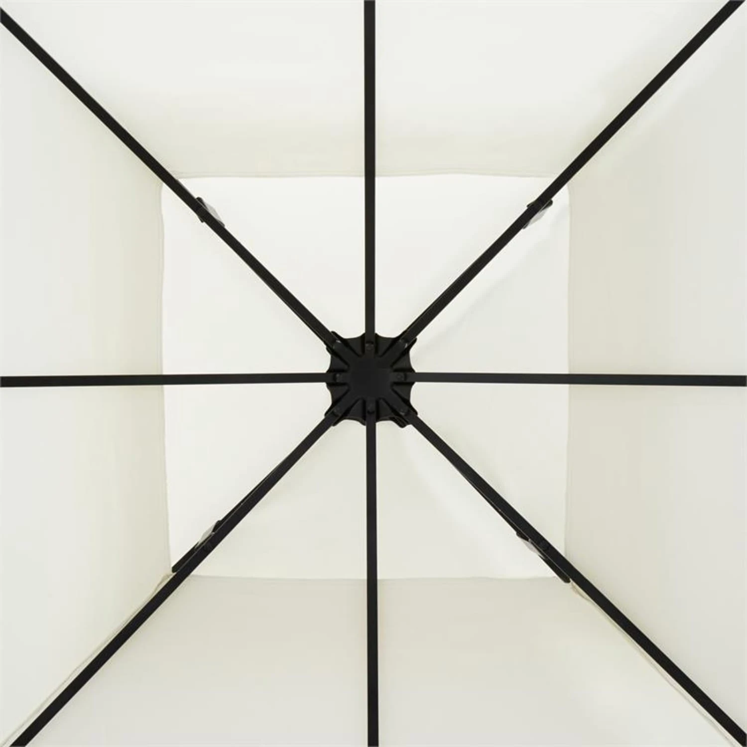 Odeon Beige Pavillon Partyzelt Festzelt 3x3m Stahl Polyester Hellbeige 4 Odeon Beige Pavillon Partyzelt Festzelt 3x3m Stahl Polyester Hellbeige – Bild 4